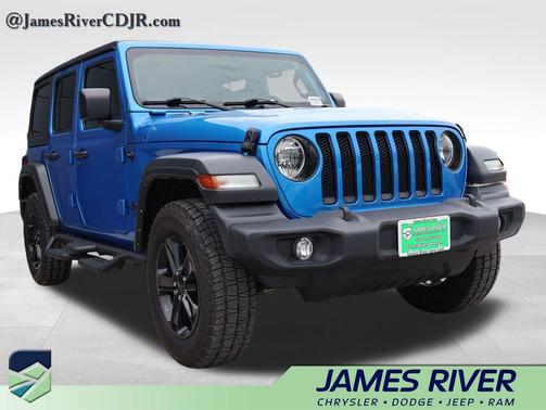 Hydro Blue Pearlcoat 2022 Jeep Wrangler Unlimited Sport Altitude