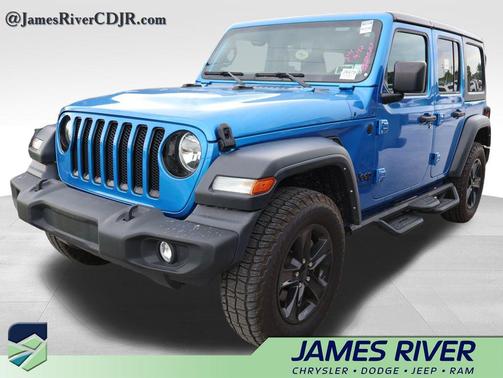 Hydro Blue Pearlcoat 2022 Jeep Wrangler Unlimited Sport Altitude