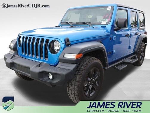 Hydro Blue Pearlcoat 2022 Jeep Wrangler Unlimited Sport Altitude
