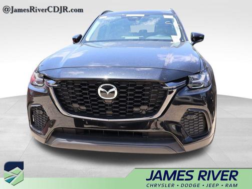 Jet Black Mica 2025 Mazda CX-70 3.3 Turbo Preferred Package