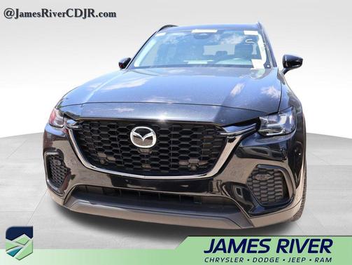 Jet Black Mica 2025 Mazda CX-70 3.3 Turbo Preferred Package