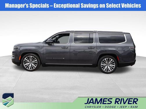 Baltic Gray Metallic Clearcoat 2024 Jeep Grand Wagoneer L Series III 4x4