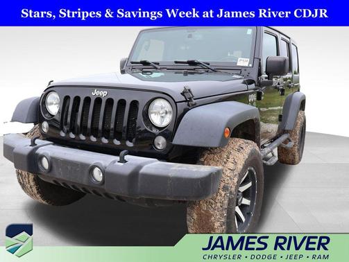 Black Clearcoat 2016 Jeep Wrangler Unlimited Sport