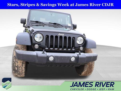 Black Clearcoat 2016 Jeep Wrangler Unlimited Sport