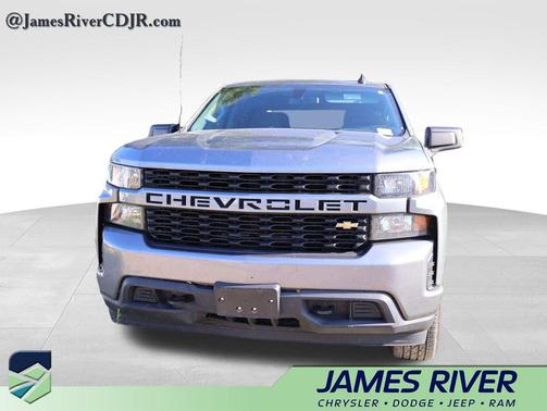 Satin Steel Metallic 2021 Chevrolet Silverado 1500 Custom