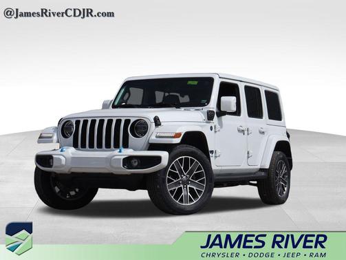 Bright White Clearcoat 2022 Jeep Wrangler Unlimited 4xe Sahara High Altitude