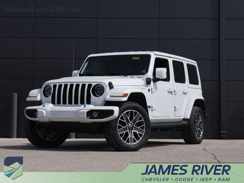 Bright White Clearcoat 2022 Jeep Wrangler Unlimited 4xe Sahara High Altitude