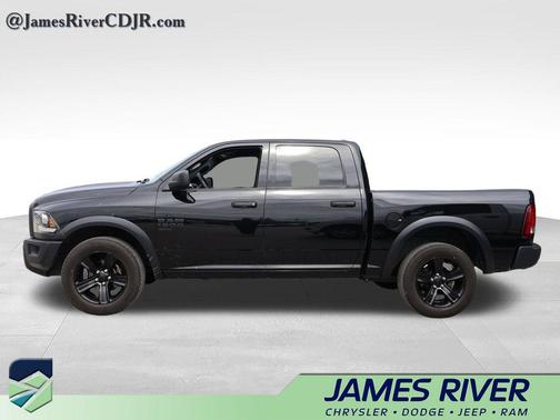 Diamond Black Crystal Pearlcoat 2024 RAM 1500 Classic Warlock Crew Cab 4x4 5'7' Box