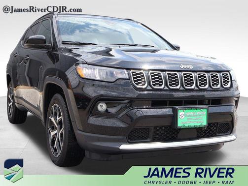 Diamond Black Crystal Pearlcoat 2025 Jeep Compass Limited