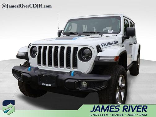 Bright White Clearcoat 2023 Jeep Wrangler 4xe Rubicon