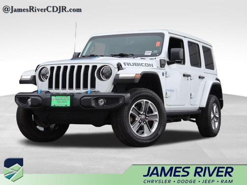 Bright White Clearcoat 2023 Jeep Wrangler 4xe Rubicon