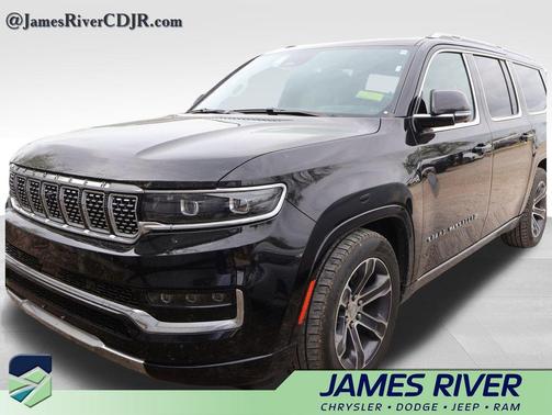 Diamond Black Crystal Pearlcoat 2024 Jeep Grand Wagoneer L 4x4