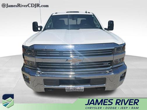Summit White 2015 Chevrolet Silverado 3500 LTZ