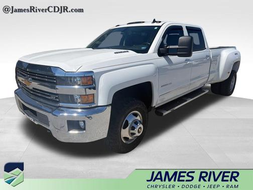 Summit White 2015 Chevrolet Silverado 3500 LTZ
