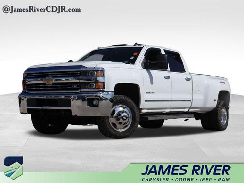 Summit White 2015 Chevrolet Silverado 3500 LTZ