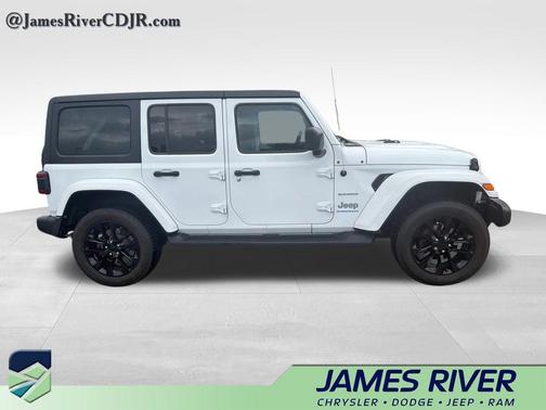 Bright White Clearcoat 2023 Jeep Wrangler 4xe Sahara