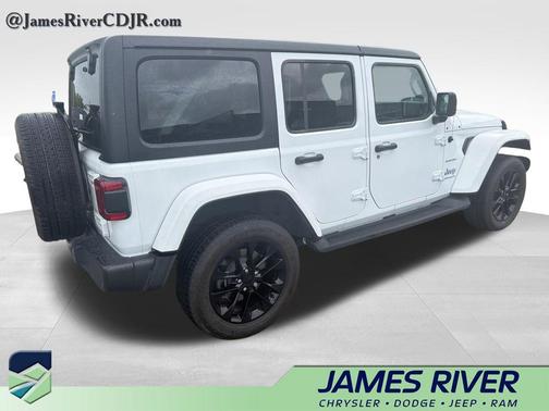 Bright White Clearcoat 2023 Jeep Wrangler 4xe Sahara