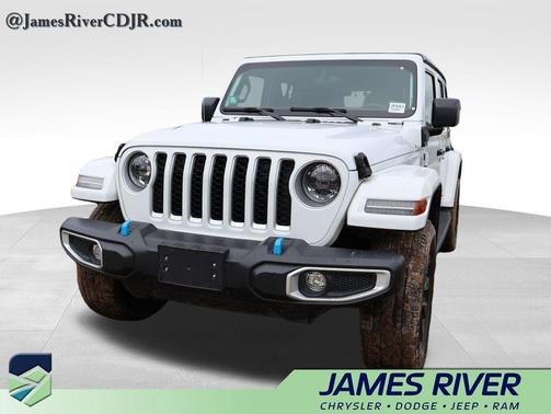 Bright White Clearcoat 2023 Jeep Wrangler 4xe Sahara