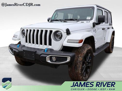 Bright White Clearcoat 2023 Jeep Wrangler 4xe Sahara