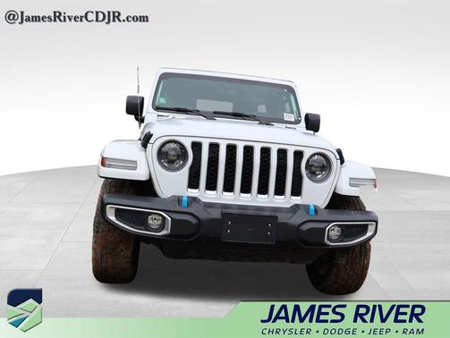 Bright White Clearcoat 2023 Jeep Wrangler 4xe Sahara