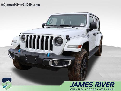 Bright White Clearcoat 2023 Jeep Wrangler 4xe Sahara