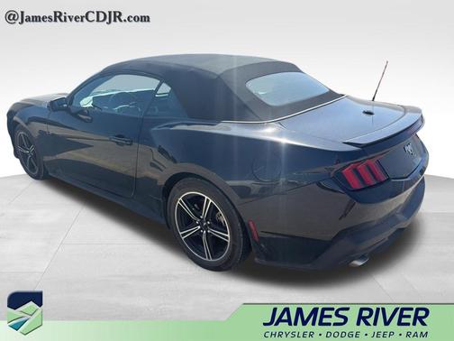 Shadow Black 2025 Ford Mustang EcoBoost Premium