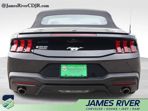 Shadow Black 2025 Ford Mustang EcoBoost Premium