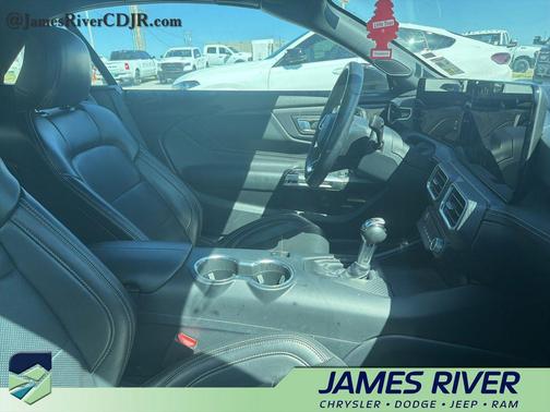 Shadow Black 2025 Ford Mustang EcoBoost Premium