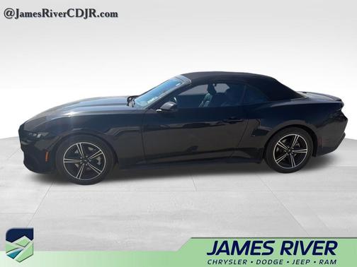 Shadow Black 2025 Ford Mustang EcoBoost Premium