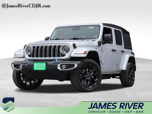 Silver Zynith Clearcoat 2024 Jeep Wrangler 4xe Sahara