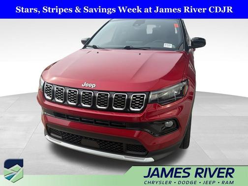 Red Hot Pearlcoat 2025 Jeep Compass Limited
