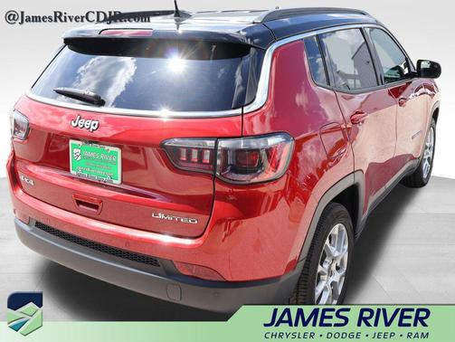 Red Hot Pearlcoat 2025 Jeep Compass Limited