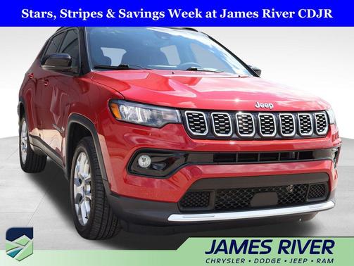 Red Hot Pearlcoat 2025 Jeep Compass Limited