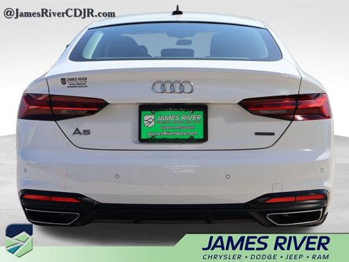 Glacier White Metallic 2025 Audi A5 Sportback 45 S Line Premium