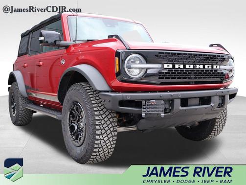 Rapid Red Metallic Tinted Clearcoat 2021 Ford Bronco Wildtrak