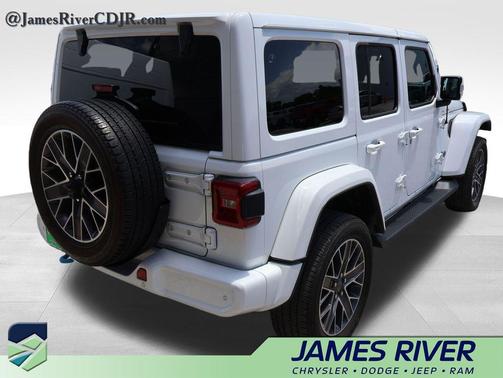 Bright White Clearcoat 2023 Jeep Wrangler 4xe Sahara High Altitude