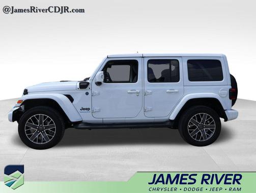 Bright White Clearcoat 2023 Jeep Wrangler 4xe Sahara High Altitude