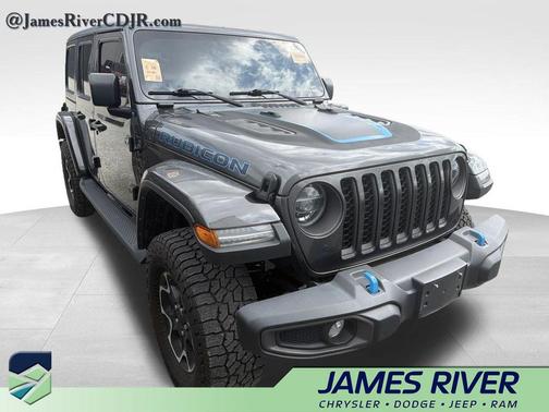 Granite Crystal Metallic Clearcoat 2022 Jeep Wrangler Unlimited 4xe Rubicon