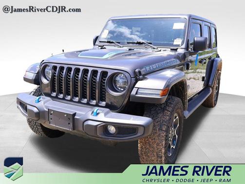 Granite Crystal Metallic Clearcoat 2022 Jeep Wrangler Unlimited 4xe Rubicon