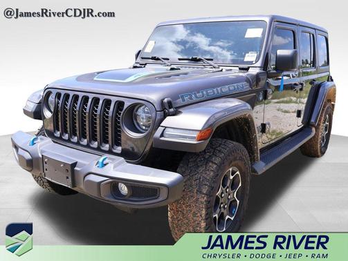 Granite Crystal Metallic Clearcoat 2022 Jeep Wrangler Unlimited 4xe Rubicon