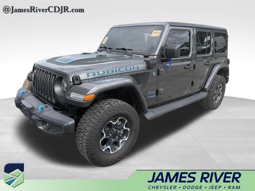 Granite Crystal Metallic Clearcoat 2022 Jeep Wrangler Unlimited 4xe Rubicon