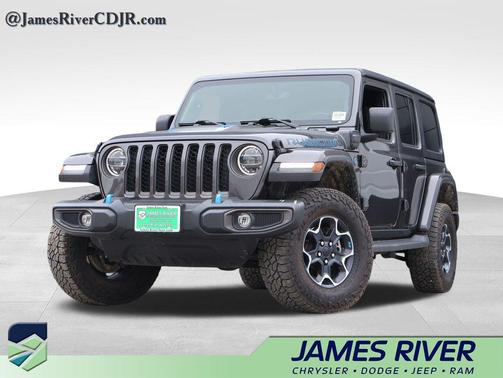 Granite Crystal Metallic Clearcoat 2022 Jeep Wrangler Unlimited 4xe Rubicon
