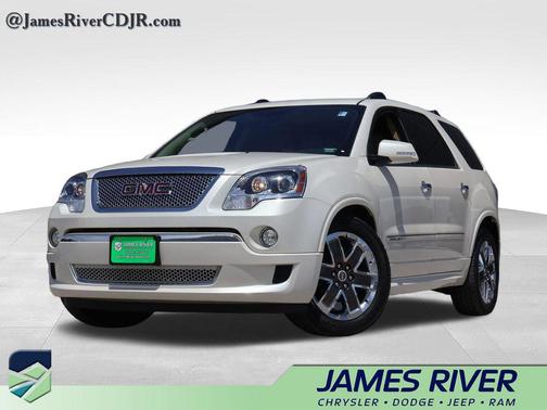 White Diamond Clearcoat 2012 GMC Acadia Denali