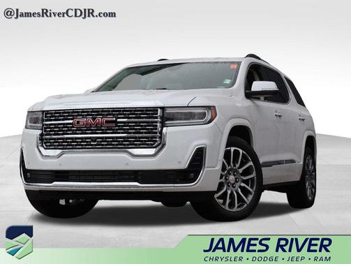 White Frost Tricoat 2023 GMC Acadia Denali