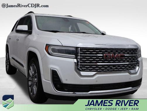 White Frost Tricoat 2023 GMC Acadia Denali