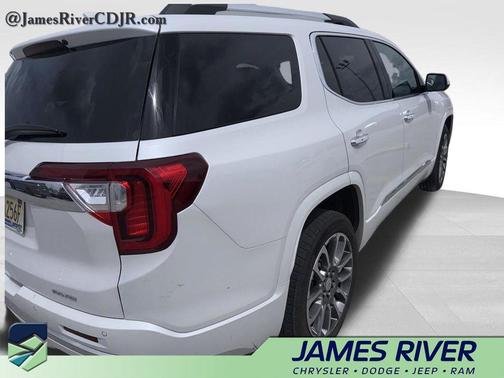 White Frost Tricoat 2023 GMC Acadia Denali