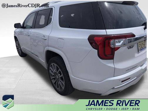 White Frost Tricoat 2023 GMC Acadia Denali