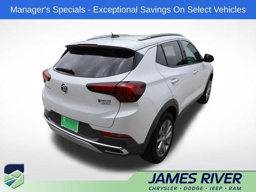 White Frost Tricoat 2023 Buick Encore GX Essence