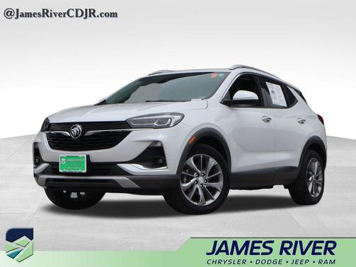 White Frost Tricoat 2023 Buick Encore GX Essence