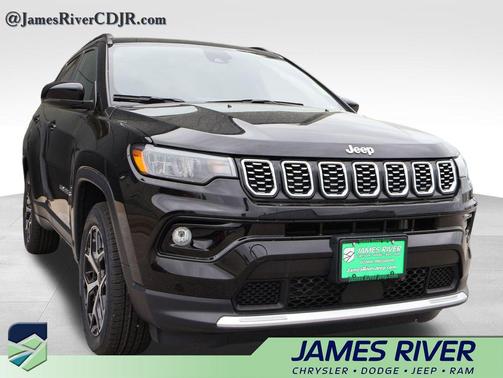 Diamond Black Crystal Pearlcoat 2025 Jeep Compass Limited